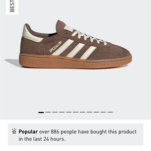Adidas Spezial Brown and White Sneakers